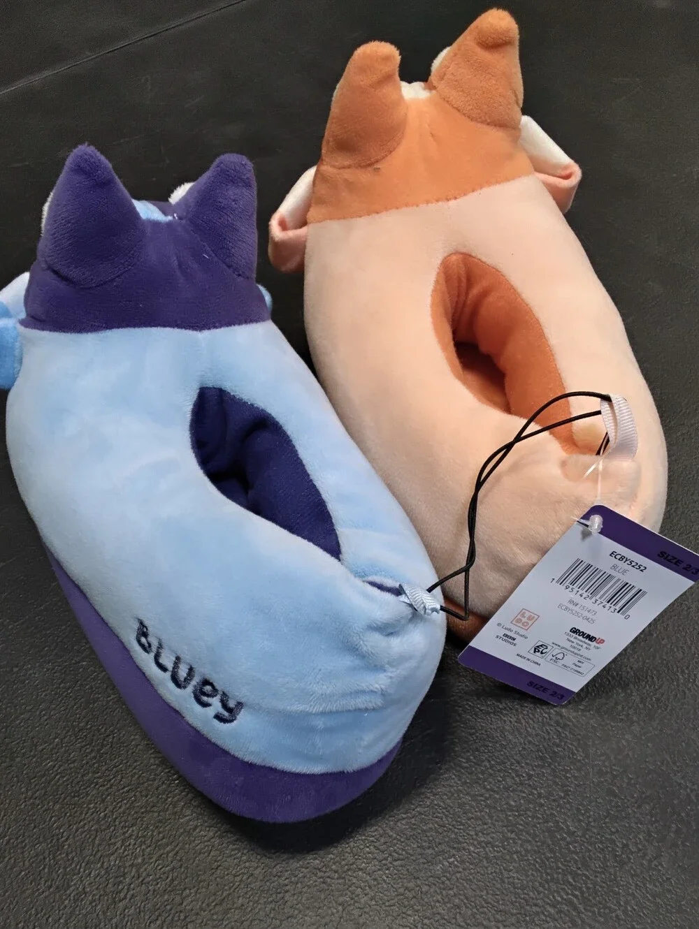 Kids Bluey And Bingo Slippers With Pop Out Arms